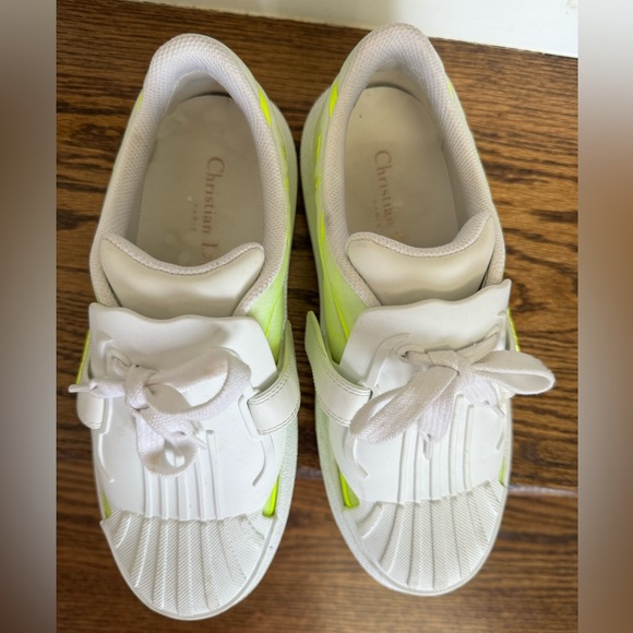 CHRISTIAN DIOR
Reflective Dior-ID Platform Sneakers 38.5 Yellow Fluo - Picture 7 of 7